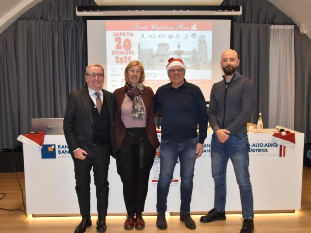 Presentata la 9^ Trento Christmas Run, sabato 20 dicembre lo sport incontra la solidarietà  