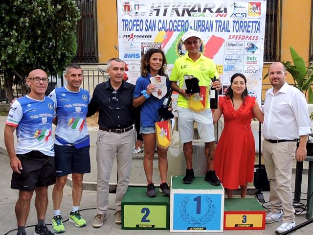 Strepitoso  successo del primo “Urban Trail Città di Torretta” Trofeo San Calogero, vittorie assolute di Maria Grazia Bilello e  Roberto Di Bella