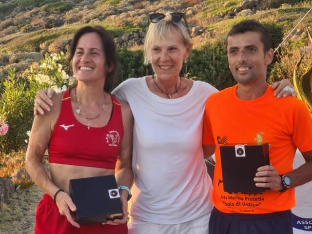 Parte il Giro Podistico di Ustica , nella prima tappa successi di Maria Cristina Mancuso e del “Furetto” Calogero Di Gioia