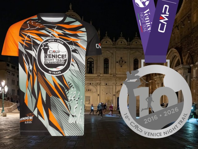 Un mese al 10^ CMP Venice Night Trail - Ecco la maglia e la medaglia!