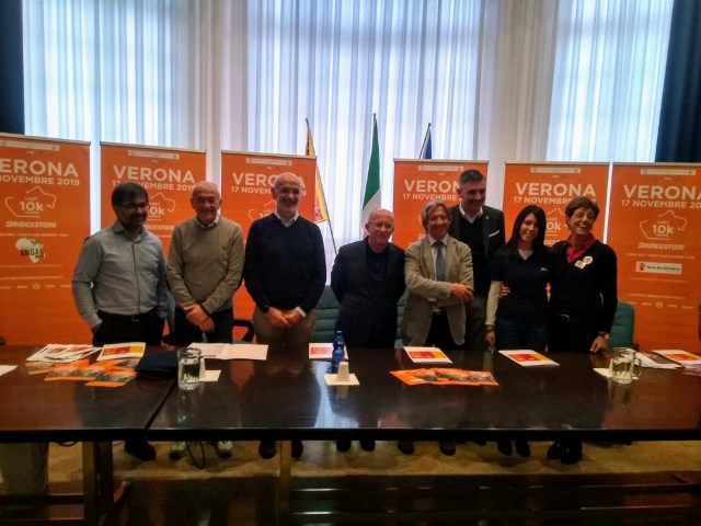 Verona Marathon: presentate in Ospedale Verona le ONP di Bridgestone Last 10k