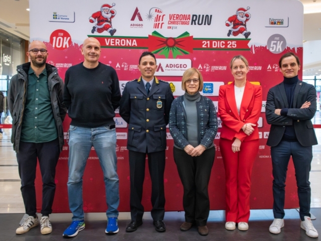 Presentata Adigeo Verona Christmas Run, solidarietà e festa domenica 21 dicembre