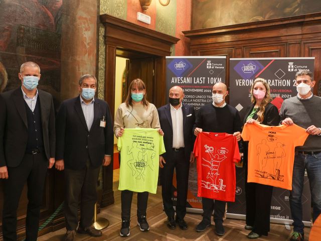 Presentate Hoka Verona Marathon, Zero Wind Cangrande Half Marathon e Avesani Last 10k