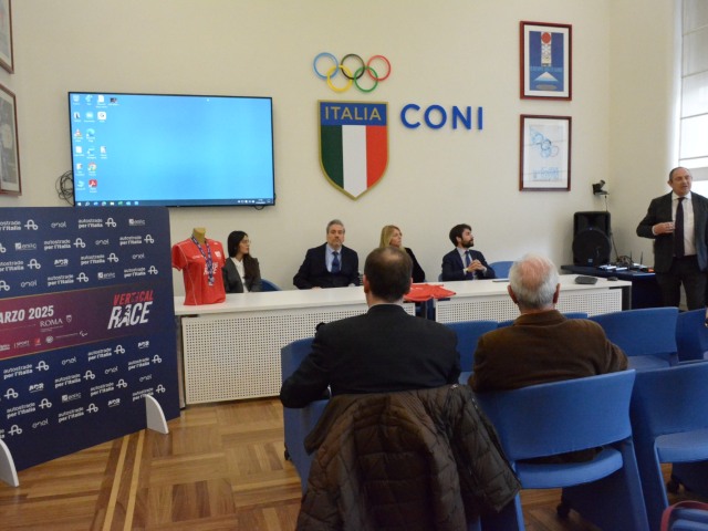 Presentata al Coni la 1^ Vertical Race: il 30 marzo 10 km nel cuore del Foro Italico per una reale integrazione attraverso lo sport