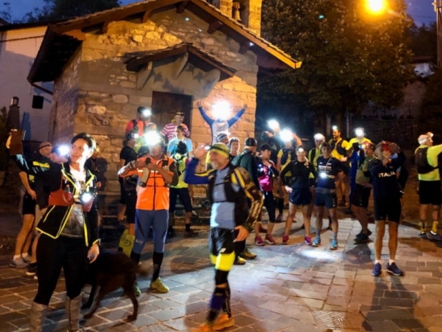 Un trail speciale a Ville di Montecoronaro, idea da ripetere