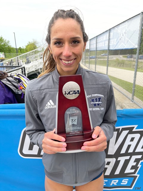 Virginia Scardanzan d’argento alle finali NCAA Division II nel salto con l’asta