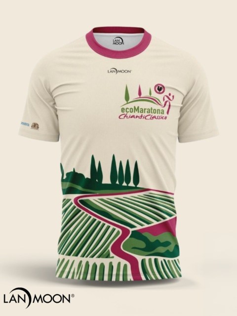 Tutta nuova la T-shirt della 19^EcoMaratona del Chianti Classico di domenica 18 ottobre