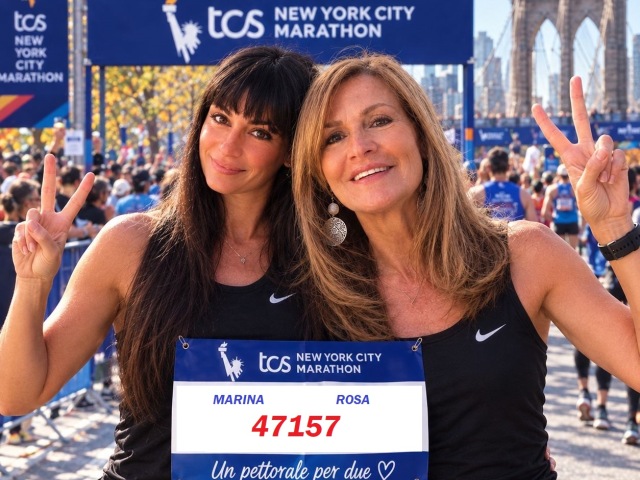 Maratona di New York: un pettorale per due