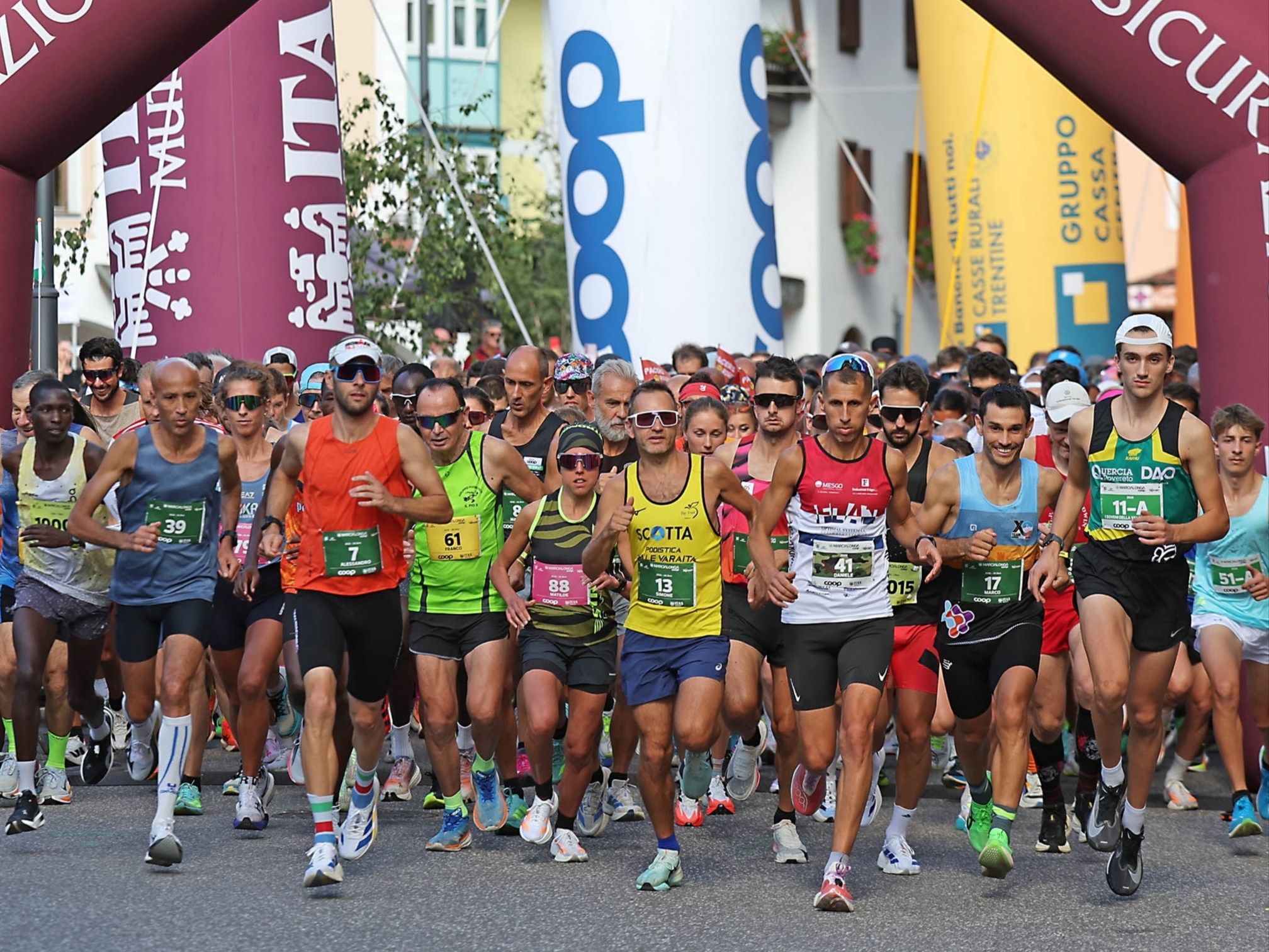 In 1800 da 30 nazioni alla 24a Marcialonga Running Coop tra le Valli di Fiemme Fassa
