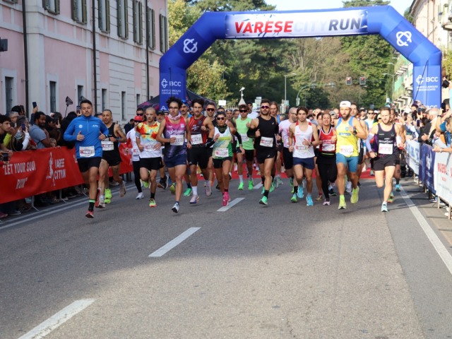 Varese City Run, una città in festa per la corsa