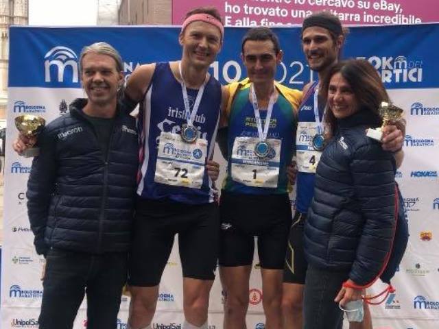 Due tricolori primi alla Bologna Marathon