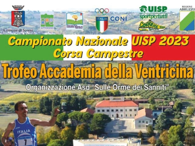 Il Campionato Nazionale 2023 di Corsa Campestre UISP APS SDA Atletica Leggera il 12 marzo a Scerni (CH)