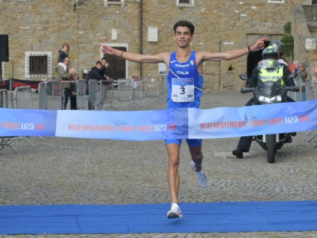 E’ festa Italia alla 1st International Road Race Running Match U.23 10k