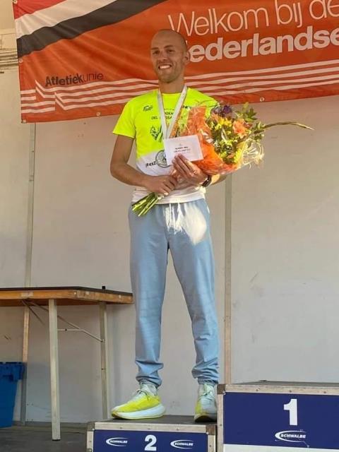 Gabriele Turroni del gruppo sportivo 100 km del Passatore 2° assoluto alla Winschoten 2023