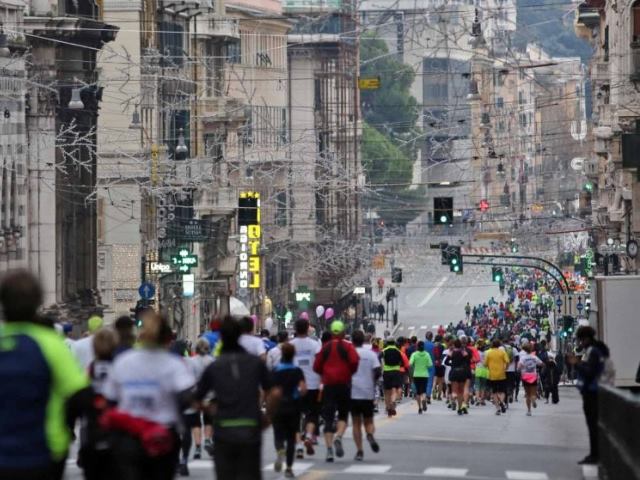 Percorso filante per la Genova City Marathon