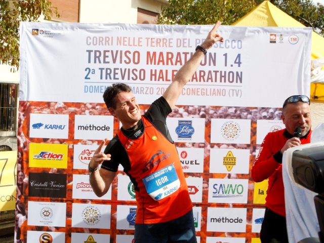 Igor Cassina (e famiglia) in corsa alla Treviso Marathon 2022: l’oro olimpico nella Radio Company Ten Miles
