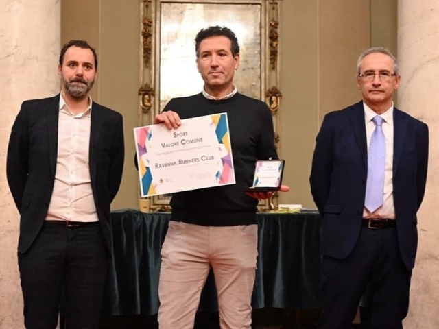Maratona di Ravenna premiata dal Comune di Ravenna come miglior evento sportivo dell'anno 