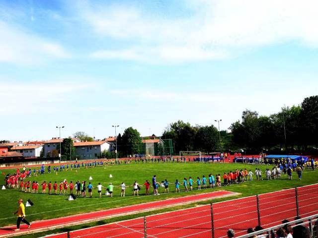 400 esordienti in pista a Treviso per giocare con l’atletica