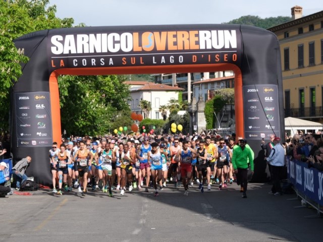 Wambua da record alla 12^ Sarnico Lovere Run