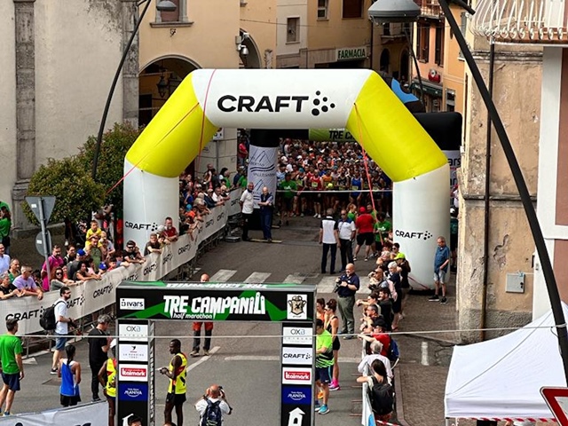 Ivars Tre Campanili half marathon: Luca Merli e Sara Bottarelli si aggiudicano la XVI edizione portando i colori italiani sul gradino più alto del podio