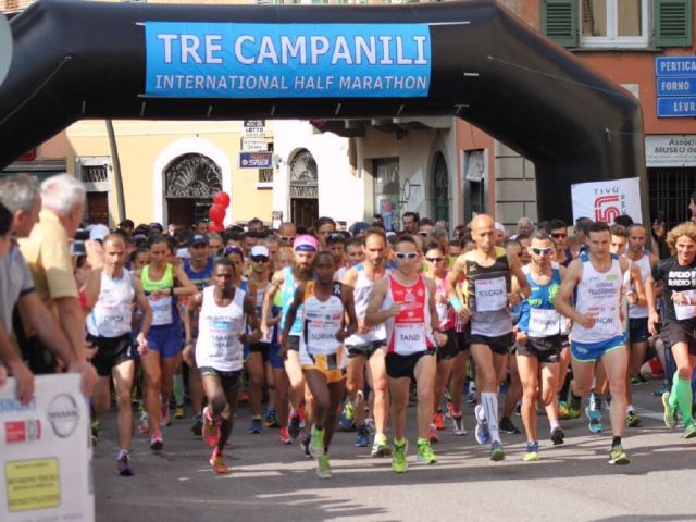 Oltre 500 podisti pronti a correre la Ivars Tre Campanili half marathon