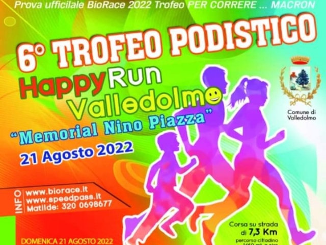 Con il BioRace divertimento assicurato si corre il 6° Trofeo Happy Run Valledolmo
